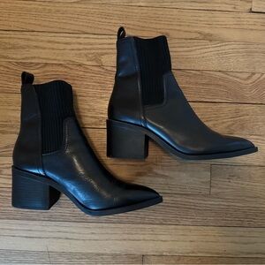 Steve Madden Black Ankle Boots